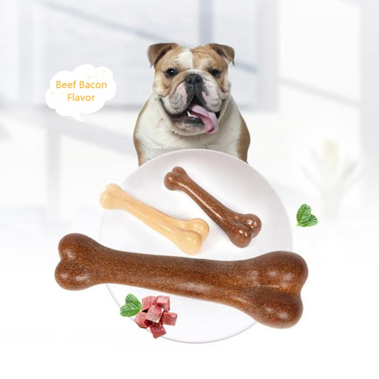 Nearly Indestructible Dog Bone Natural Non-Toxic Anti-Bite Puppy Toys for Small Medium Large Dog Pet Chew Game Dental Care Stick