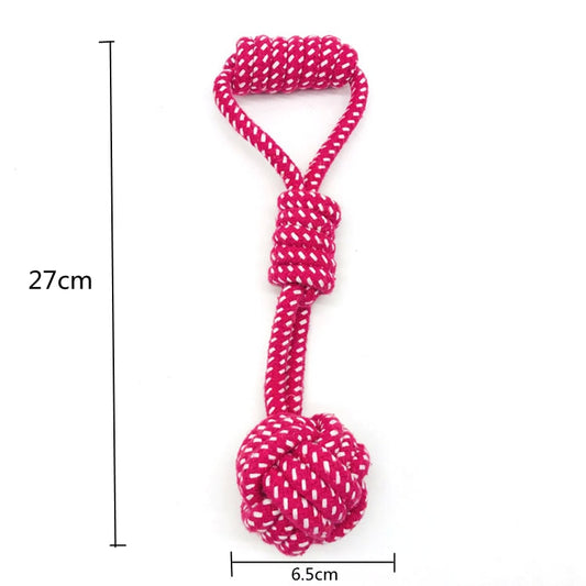 1pc Dog Toy Cotton Rope Ball Knot for Small Medium Large Dog Toys Pet Playing Chew Toy Pet Product
