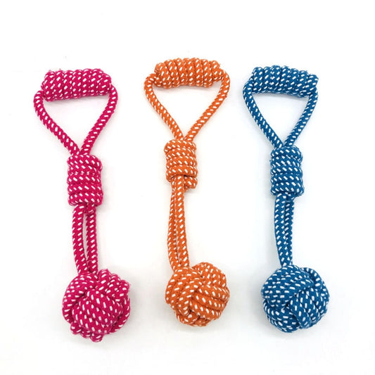 1pc Dog Toy Cotton Rope Ball Knot for Small Medium Large Dog Toys Pet Playing Chew Toy Pet Product